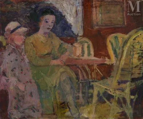 Famille en terasse